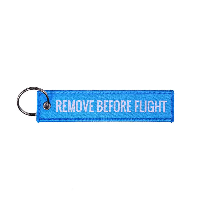 Remove Before Flight Keychain